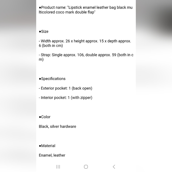 Rare Chanel Black Lipstick Crossbody Bag. ORIGINAL CHAIN - Picture 16 of 17